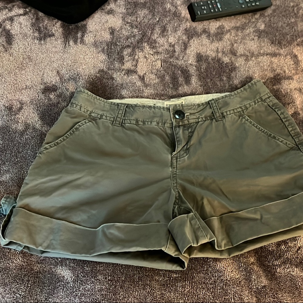 Converse One Star Women's Gray/Green Shorts